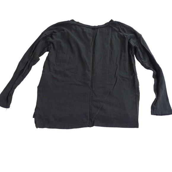 Old Navy Relax Long Sleeve Tshirt Top Kid Boys Girls XS Gray Crewneck - Picture 4 of 8